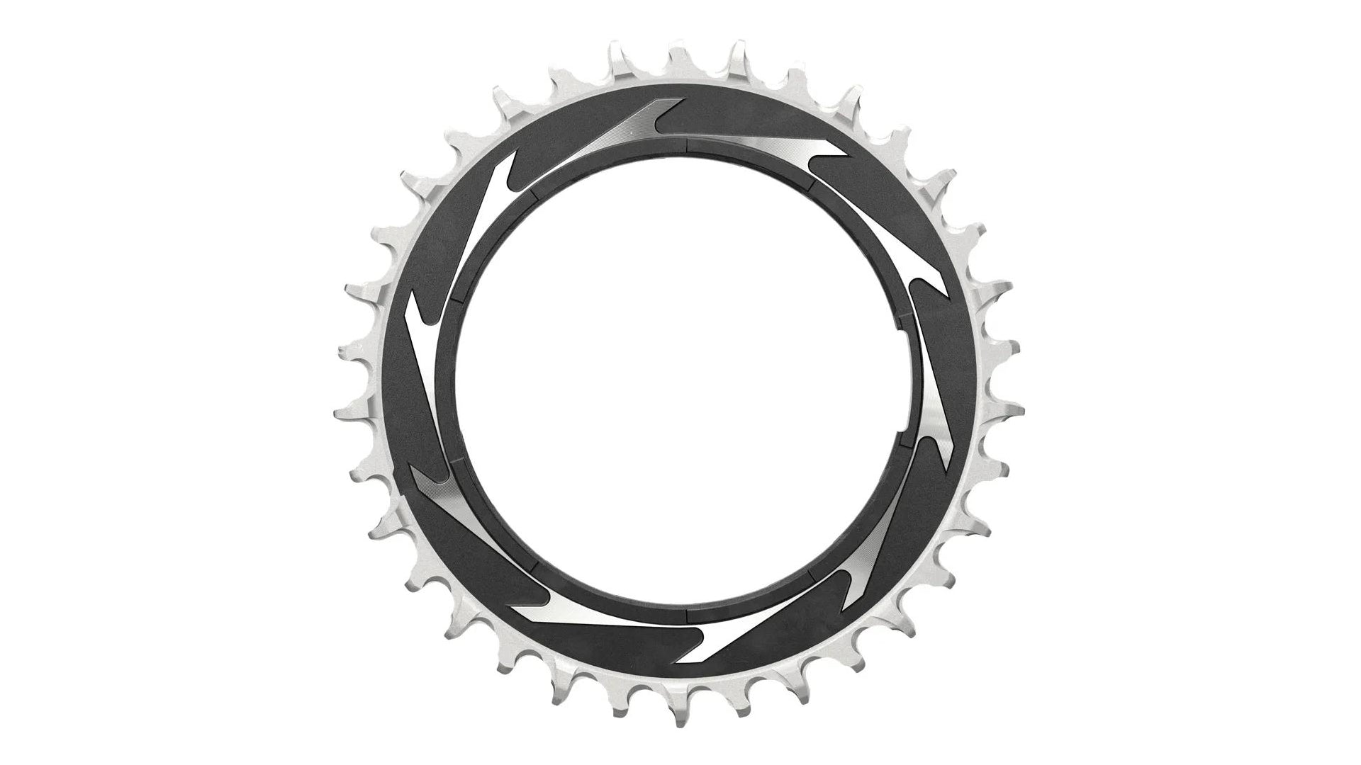 SRAM Eagle T-Type Powermeter Kettenblatt 34Z 12-fach 3mm Offset schwarz/silber