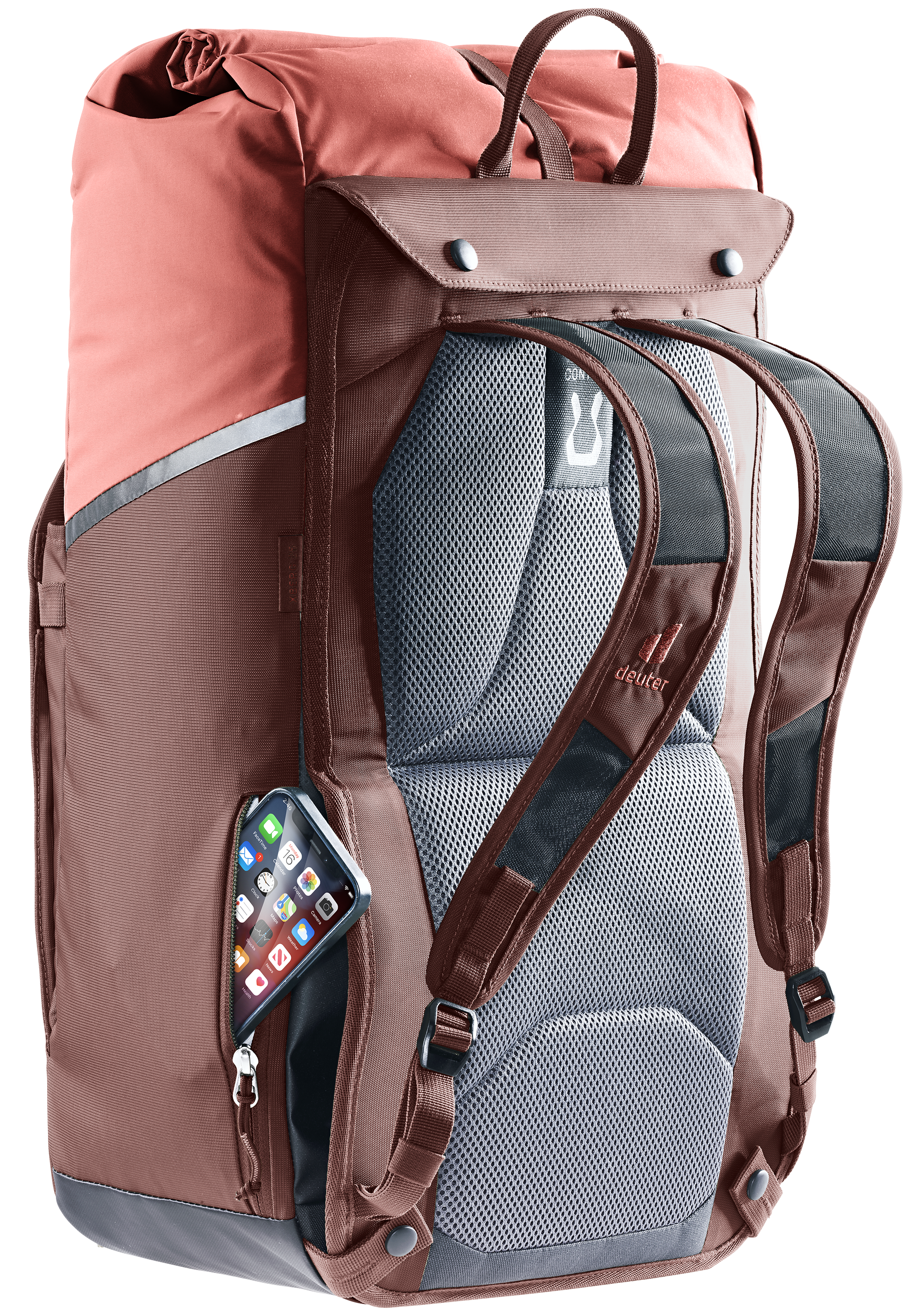 deuter Xberg 25 Rucksack Gepäckträgertasche raisin-caspia