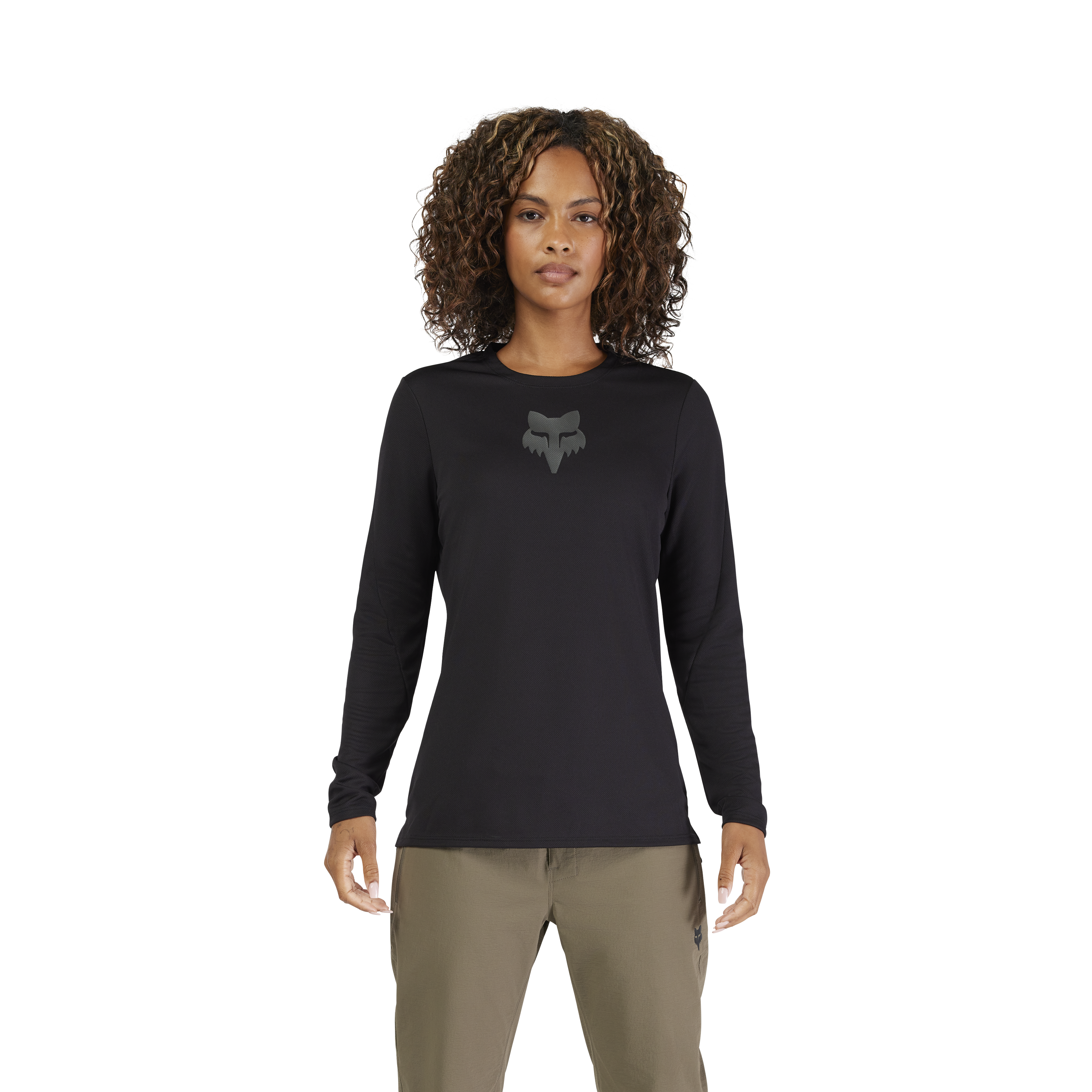 Fox W Ranger LS Jersey Head Black