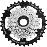 SunRace MFM4S Schraubkranz 7-fach schwarz/silber