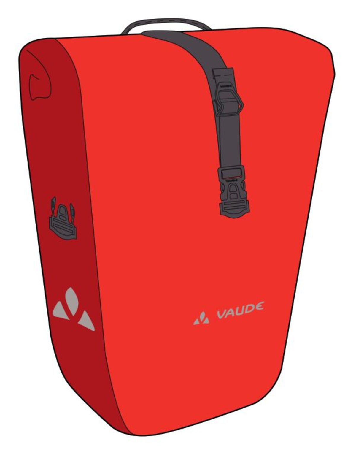 VAUDE Aqua Front rot