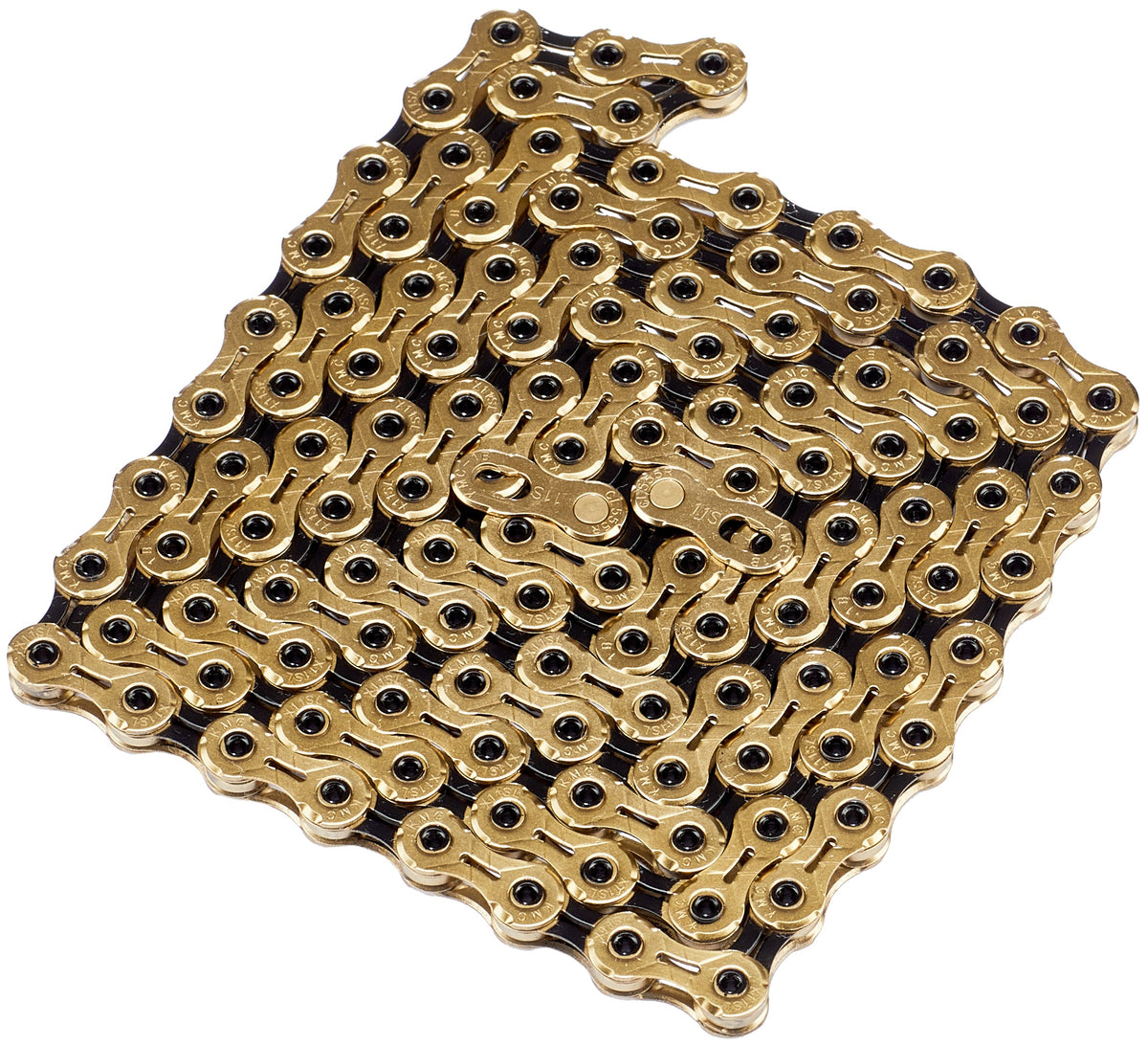 KMC X11SL Ti-N Kette 11-fach gold/schwarz