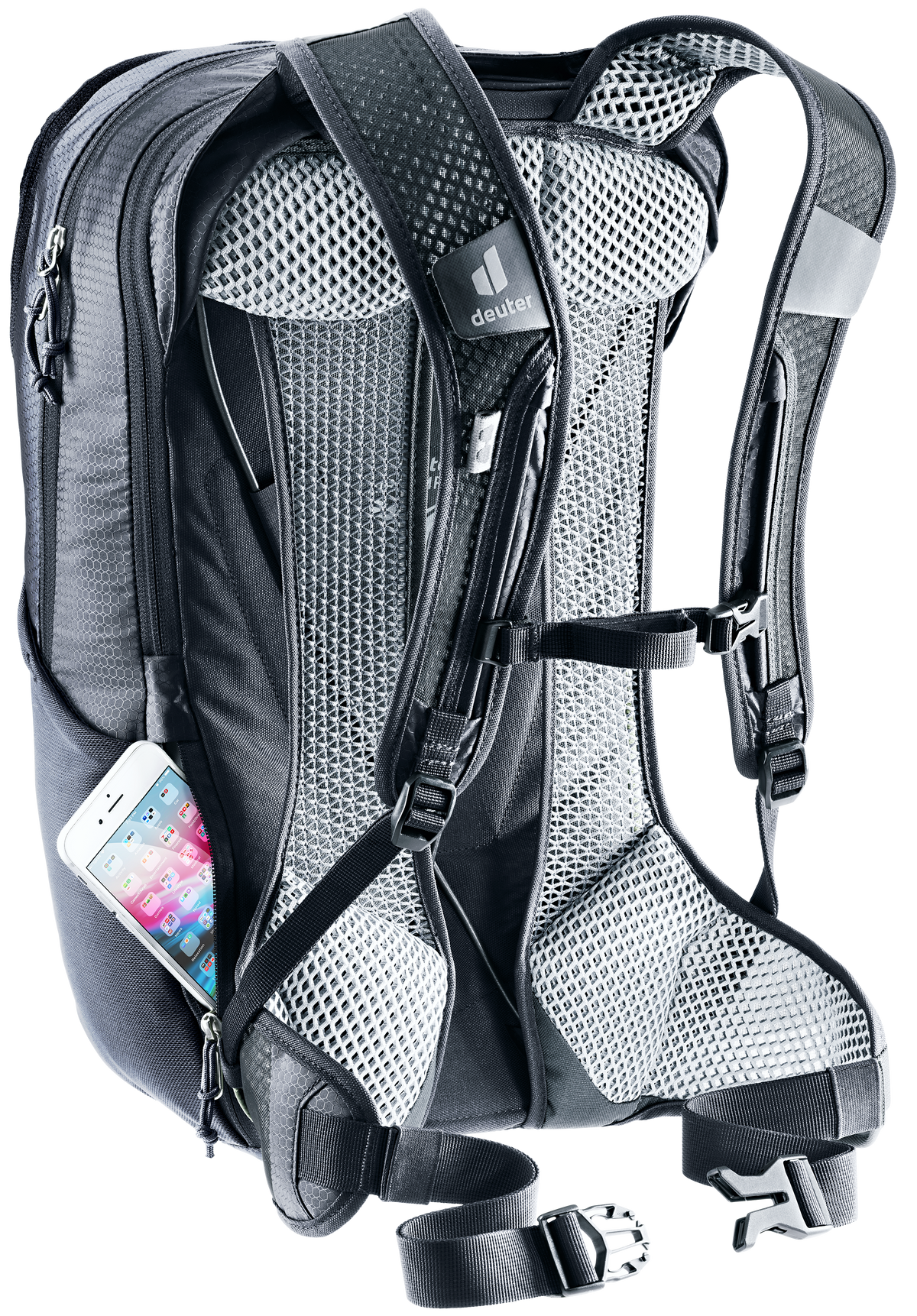 deuter Race Air 14+3 Rucksack schwarz