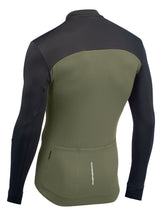 Northwave Force 2 Jersey LS Full Zip Black/Forest Green