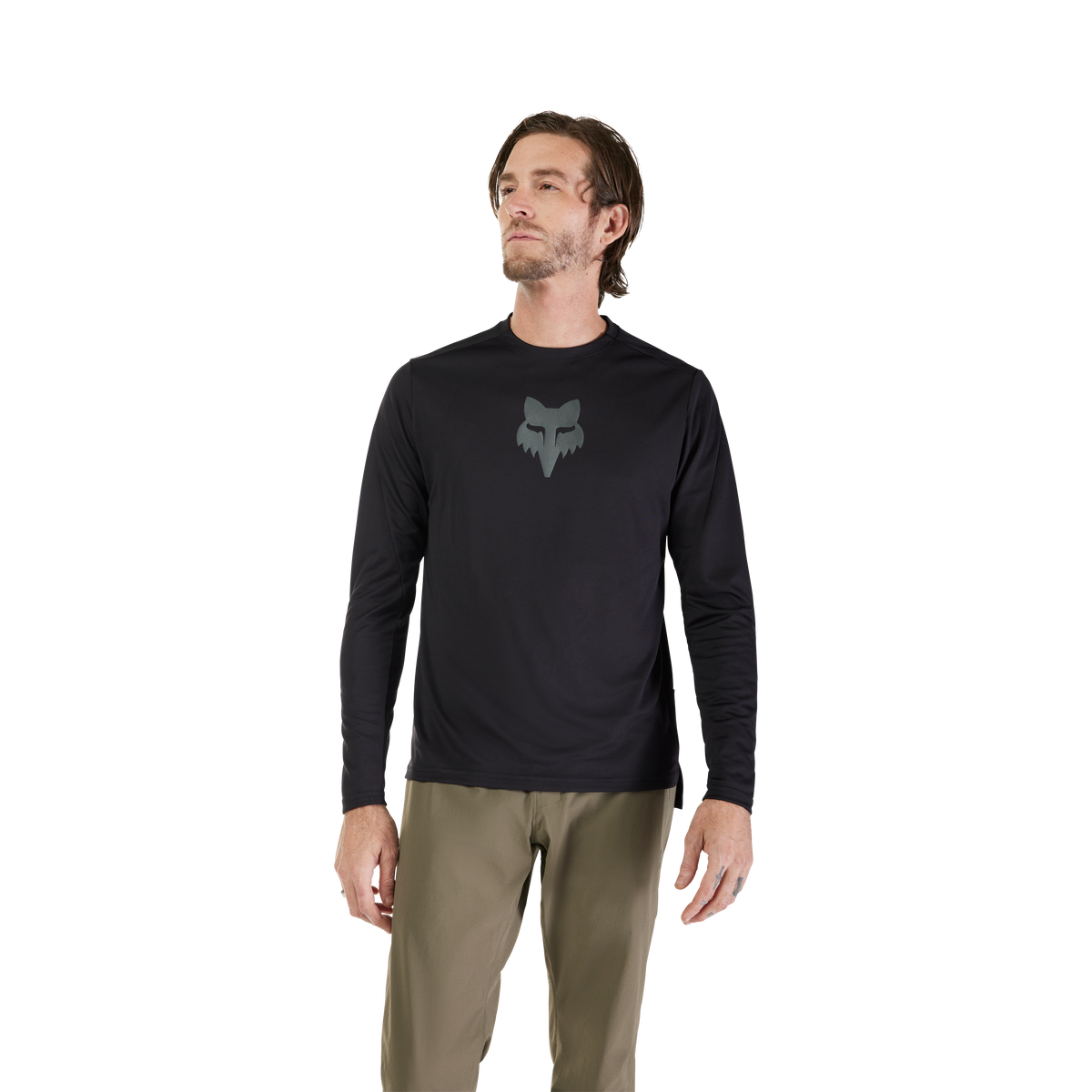 Fox Ranger LS Jersey Head Black