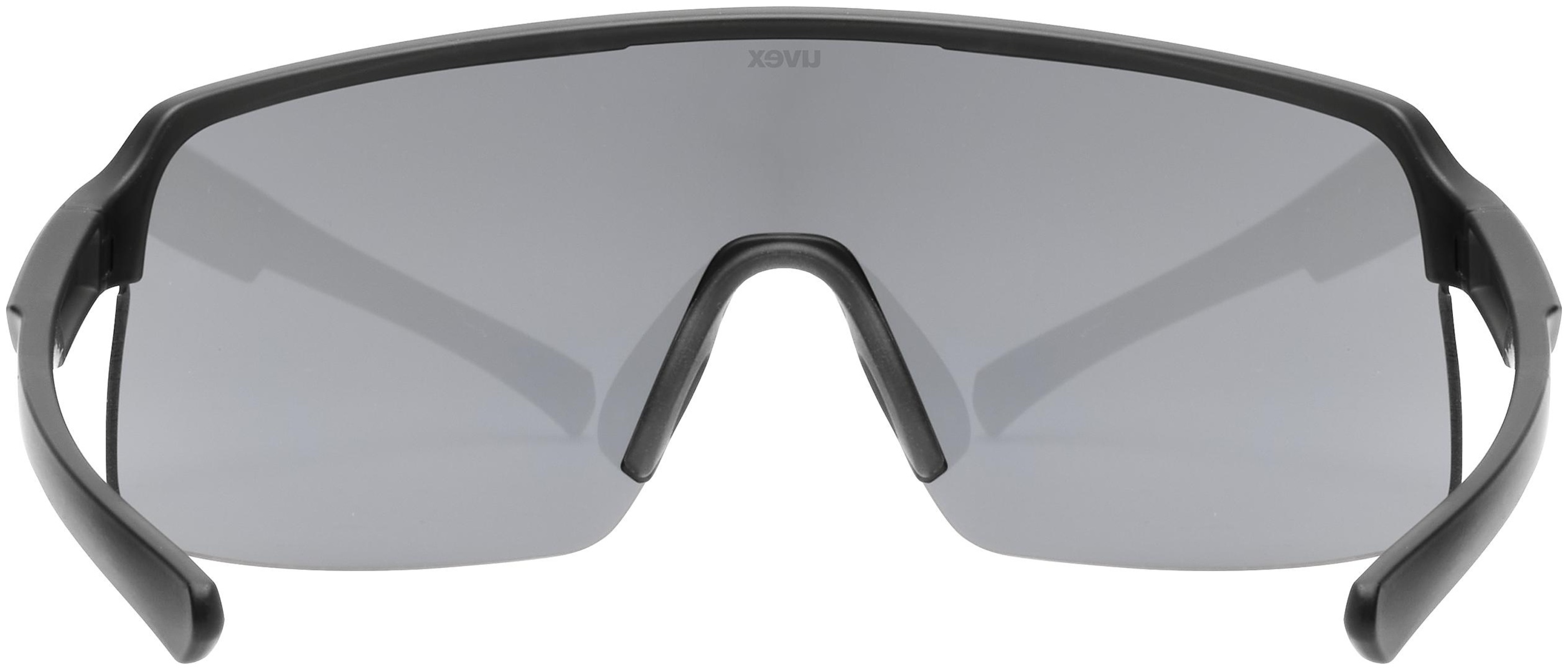 uvex Dyrt Radbrille Black Matt / Mirror Silver