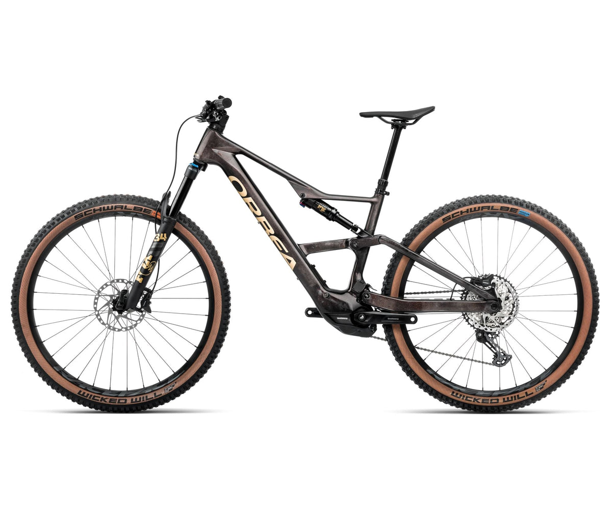 B-Ware Orbea RISE SL M20 630W Cosmic Carbon View - Golden Sand (2025)