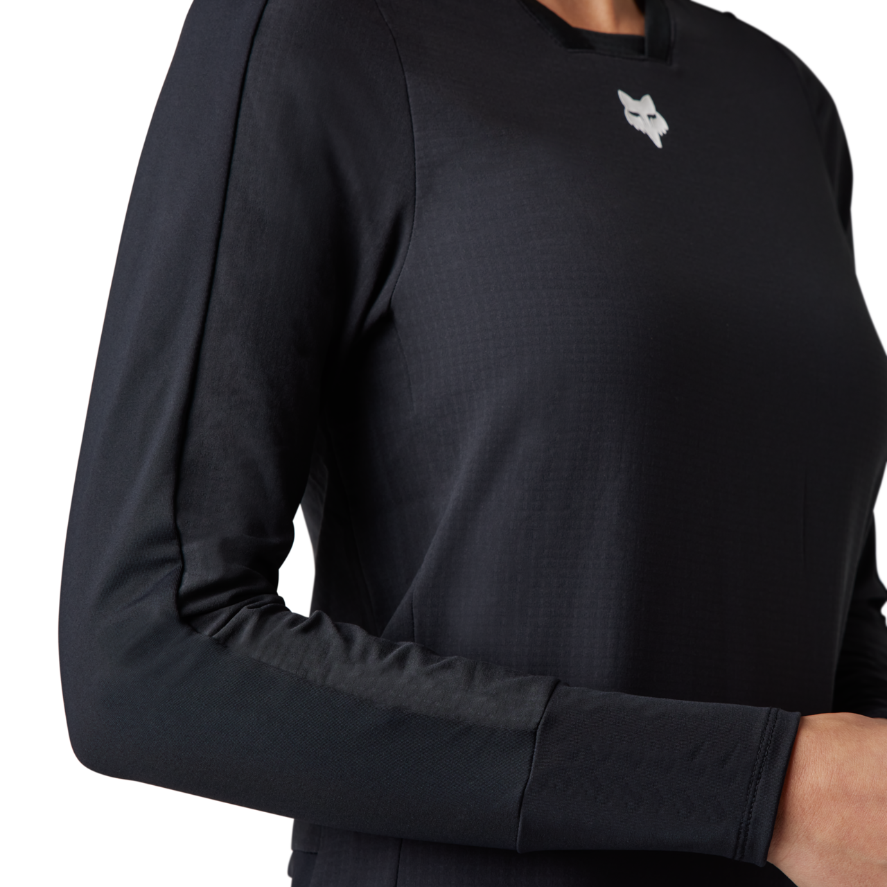 Fox W Defend Thermal Jersey Black