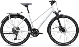 Cube Kathmandu Pro Trapez metallicwhite´n´chrome (2027)