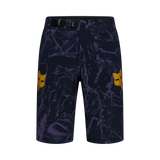 Fox Ranger Short Image Print Plum
