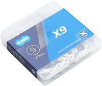 KMC X9 Kette 9-fach silber – aktuelle Variante
