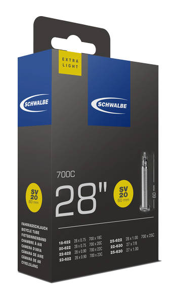 Schwalbe Nr. 20 Schlauch 28" Extralight Road/Triathlon