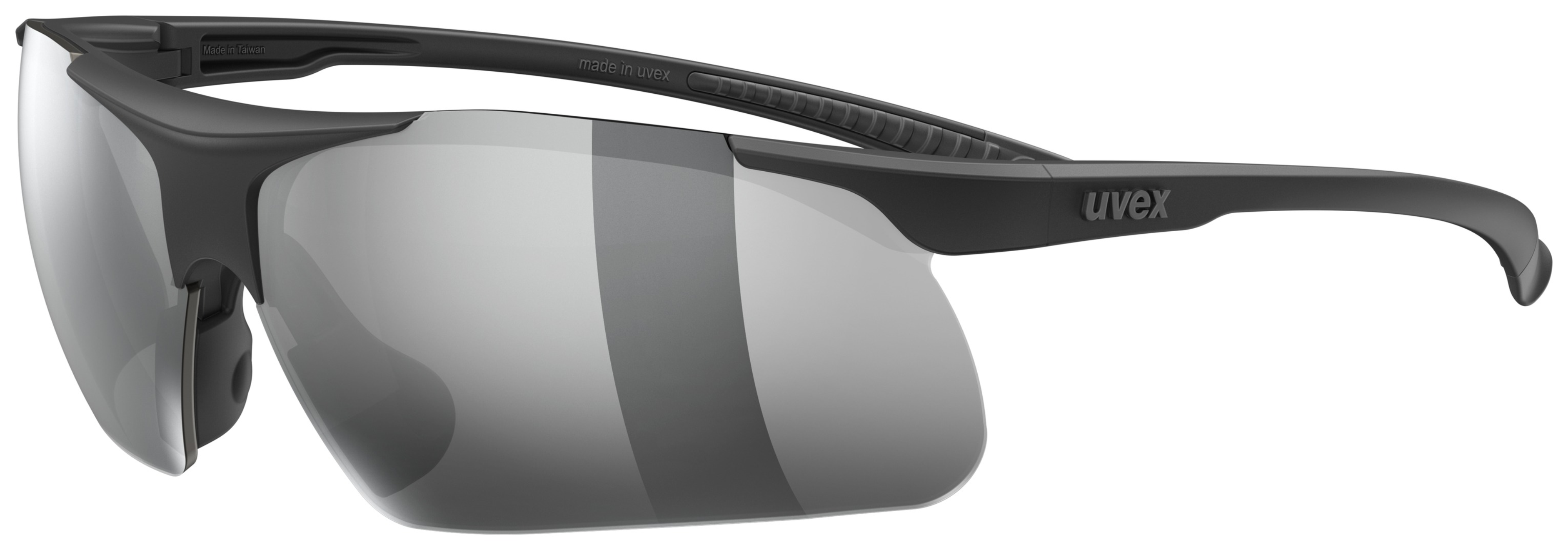 uvex Slade  black matt/mirror silver