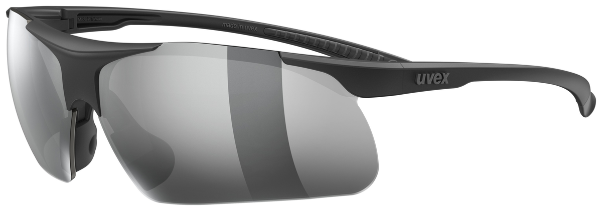 uvex Slade  black matt/mirror silver