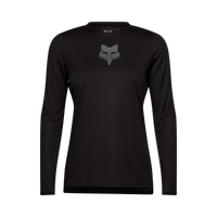 Fox W Ranger LS Jersey Head | Damen Langarm-Trikot | Black – aktuelle Variante