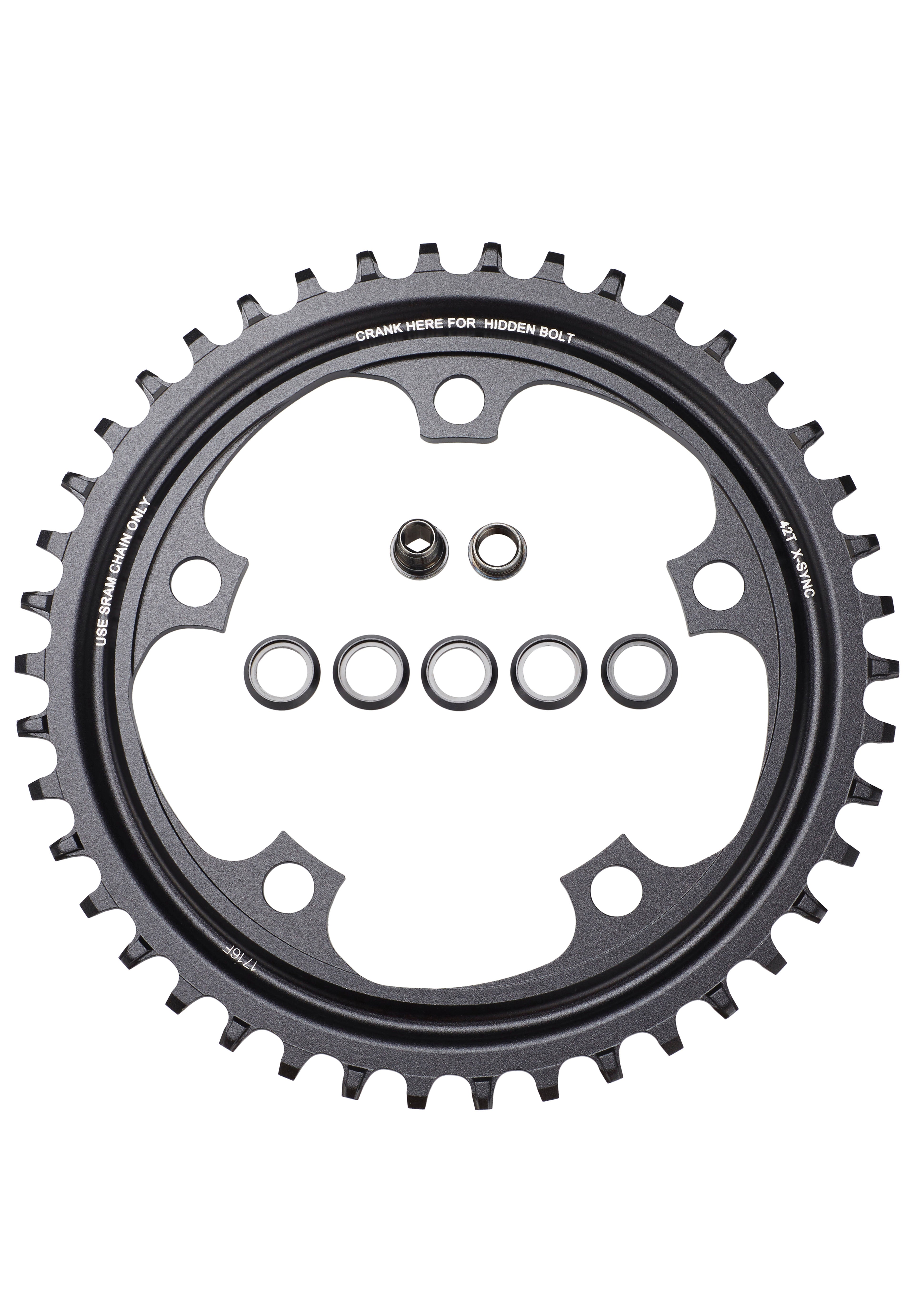 SRAM X-Sync Kettenblatt Aluminium 11-fach schwarz