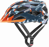 uvex Air Wing 2 Kinderhelm Papaya-Bubble Blue