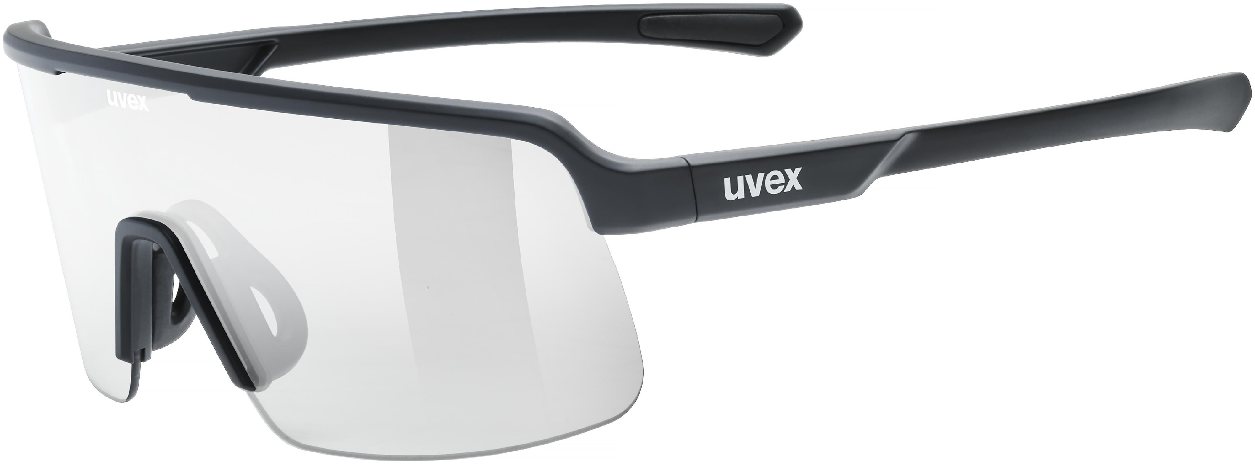 uvex Dyrt Radbrille Black Matt / Clear