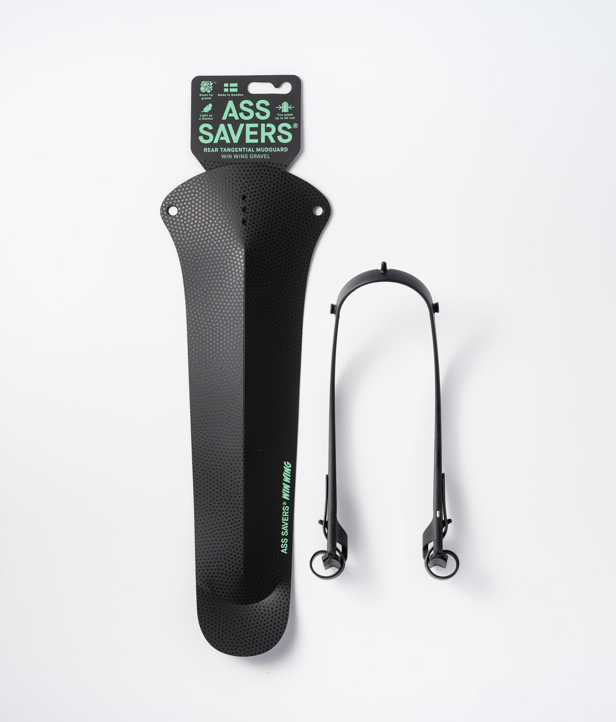 Ass Savers WGS-2 Win Wing Gravel Spritzschutz HR black dot