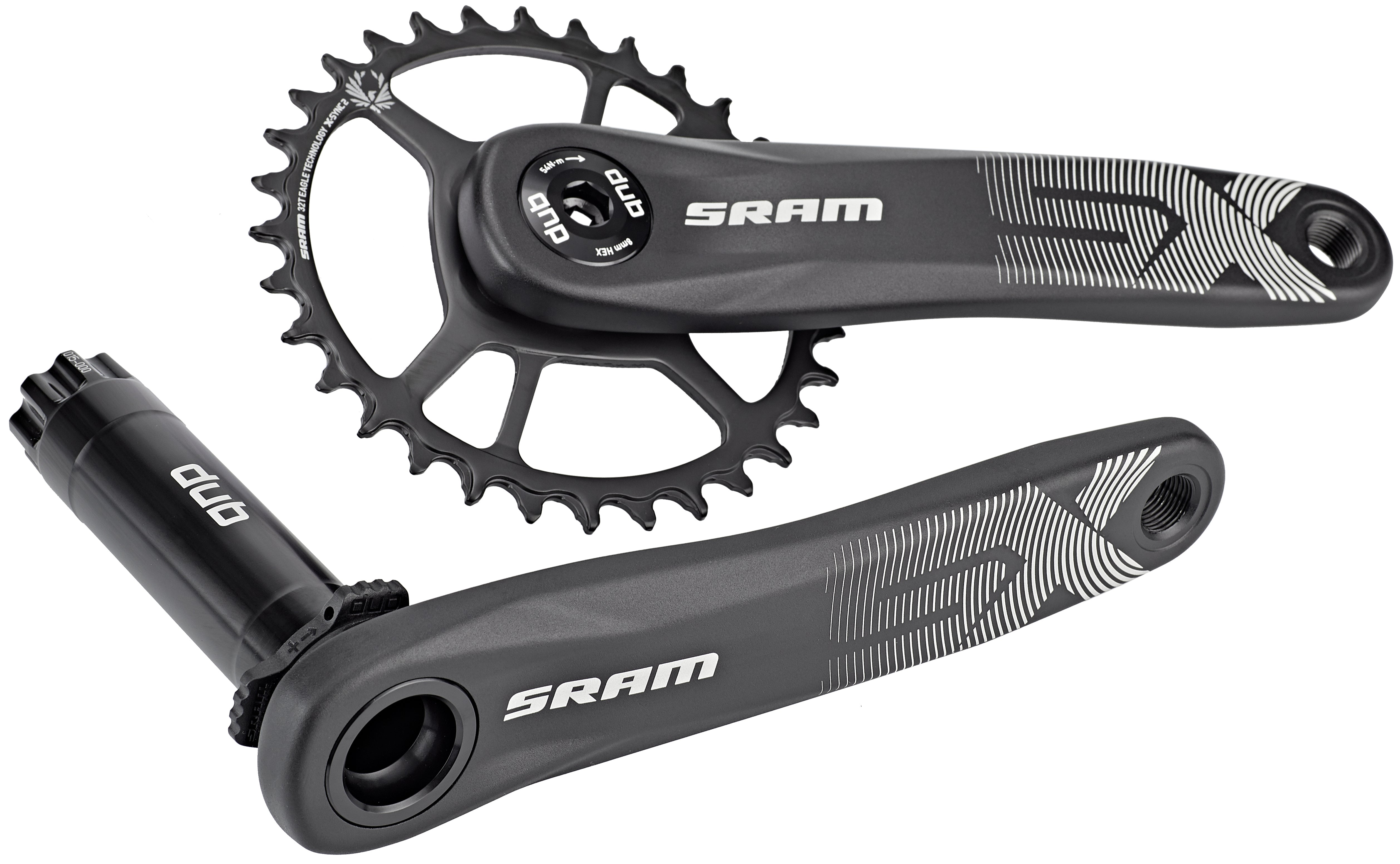 SRAM SX Eagle DUB Kurbelsatz 32Z 12-fach Boost schwarz