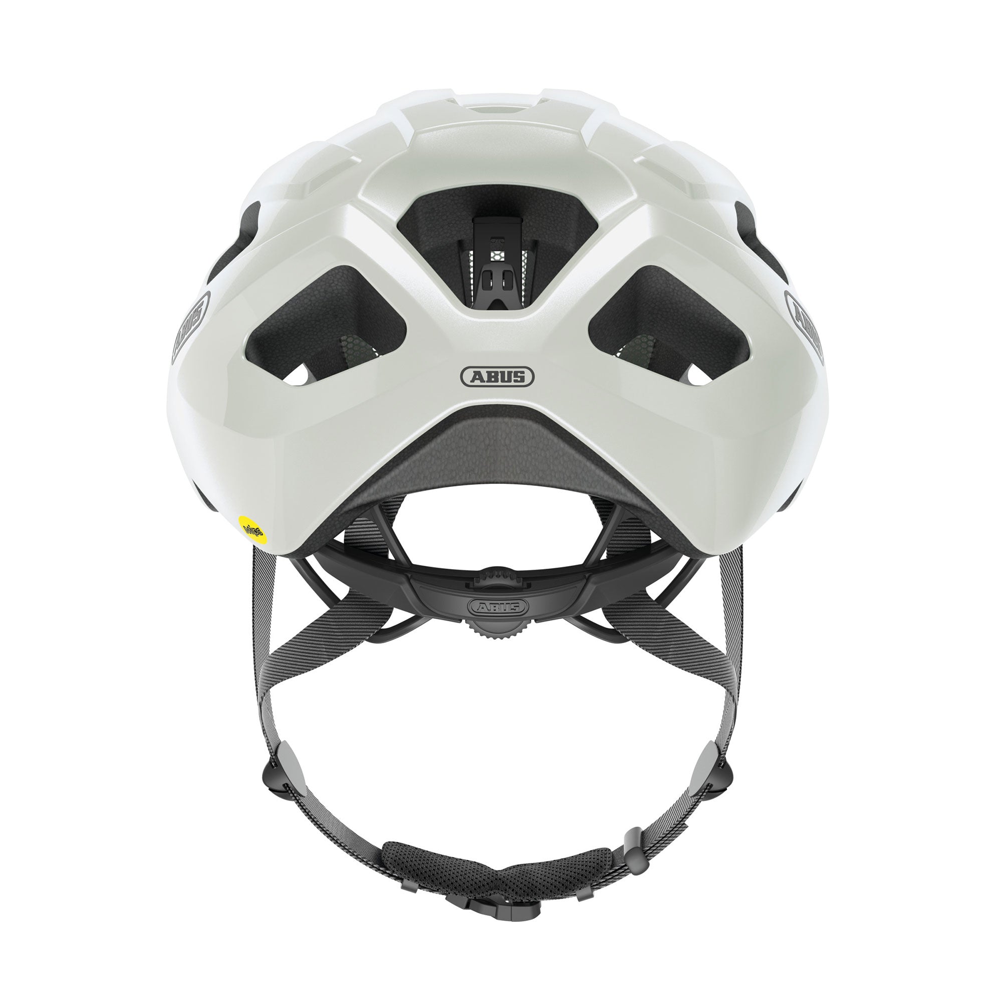 Abus Fahrradhelm Macator pearl white