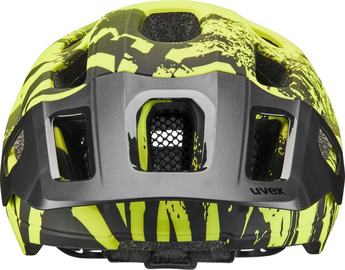 uvex React Jr. Mips Kinderhelm Lime - Black