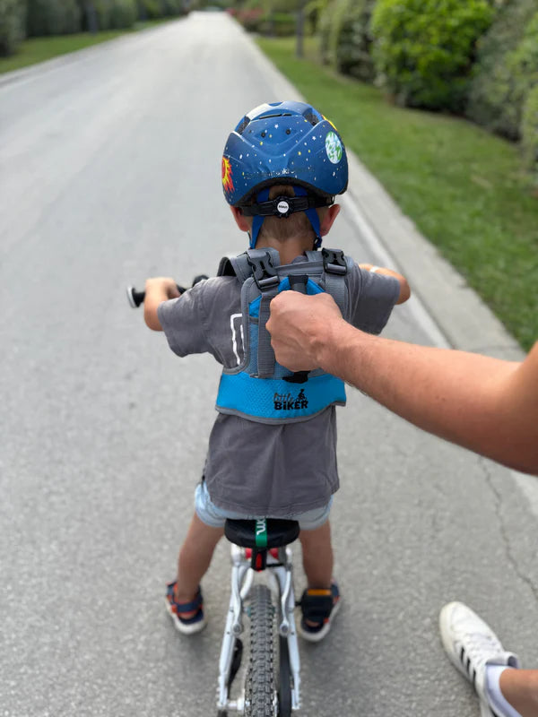 little Biker Fahrradlernweste Soft Blue