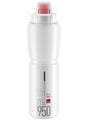 Elite Jet Plus Drinking Bottle 950ml clear/red logo