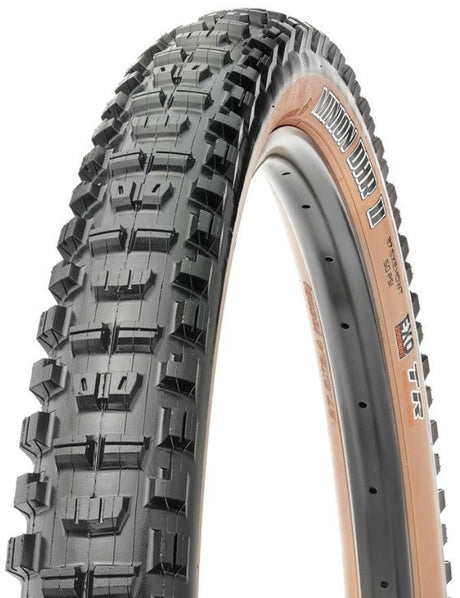 Maxxis DHR II Skinwall Folding Tyre 27.5x2.40" WT EXO TR Dual