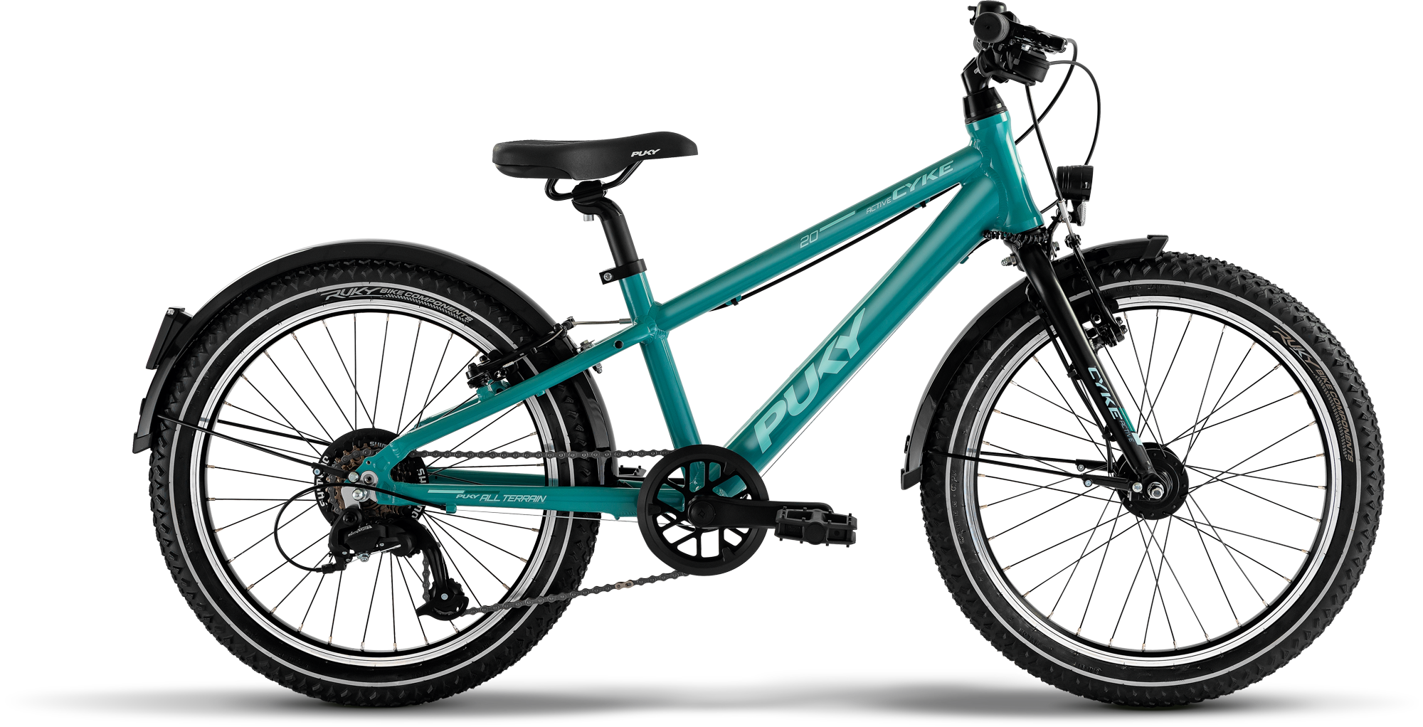 PUKY CYKE 20-7 Alu ACTIVE turquoise/black (2027)