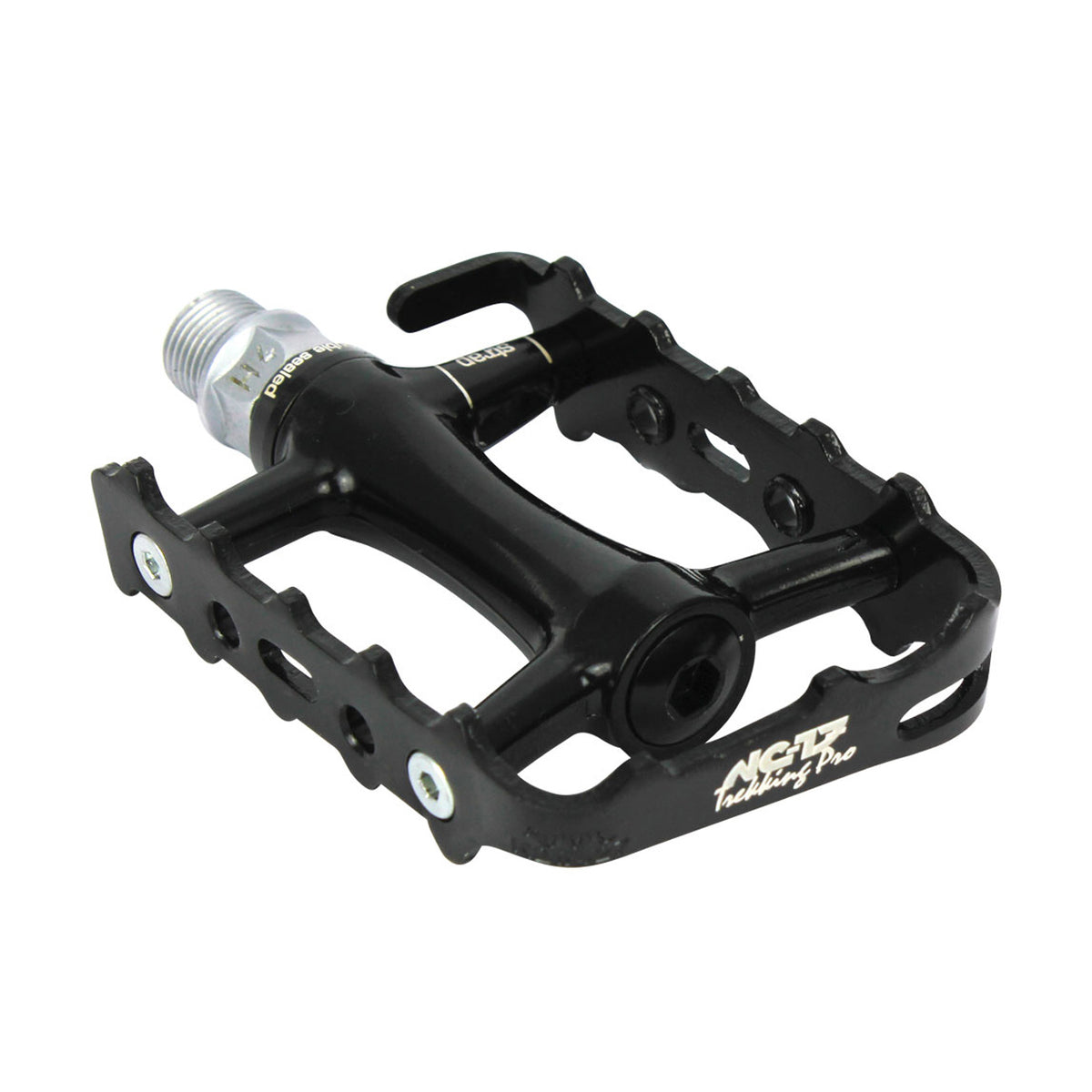NC-17 Plattformpedal Trekking Pro, Aluminium, Präzisionslager schwarz