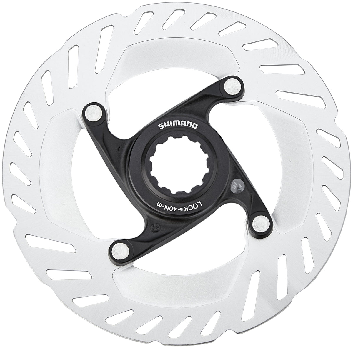 Shimano RT-CL800 Bremsscheibe CL mit Verschlussring 140mm silber