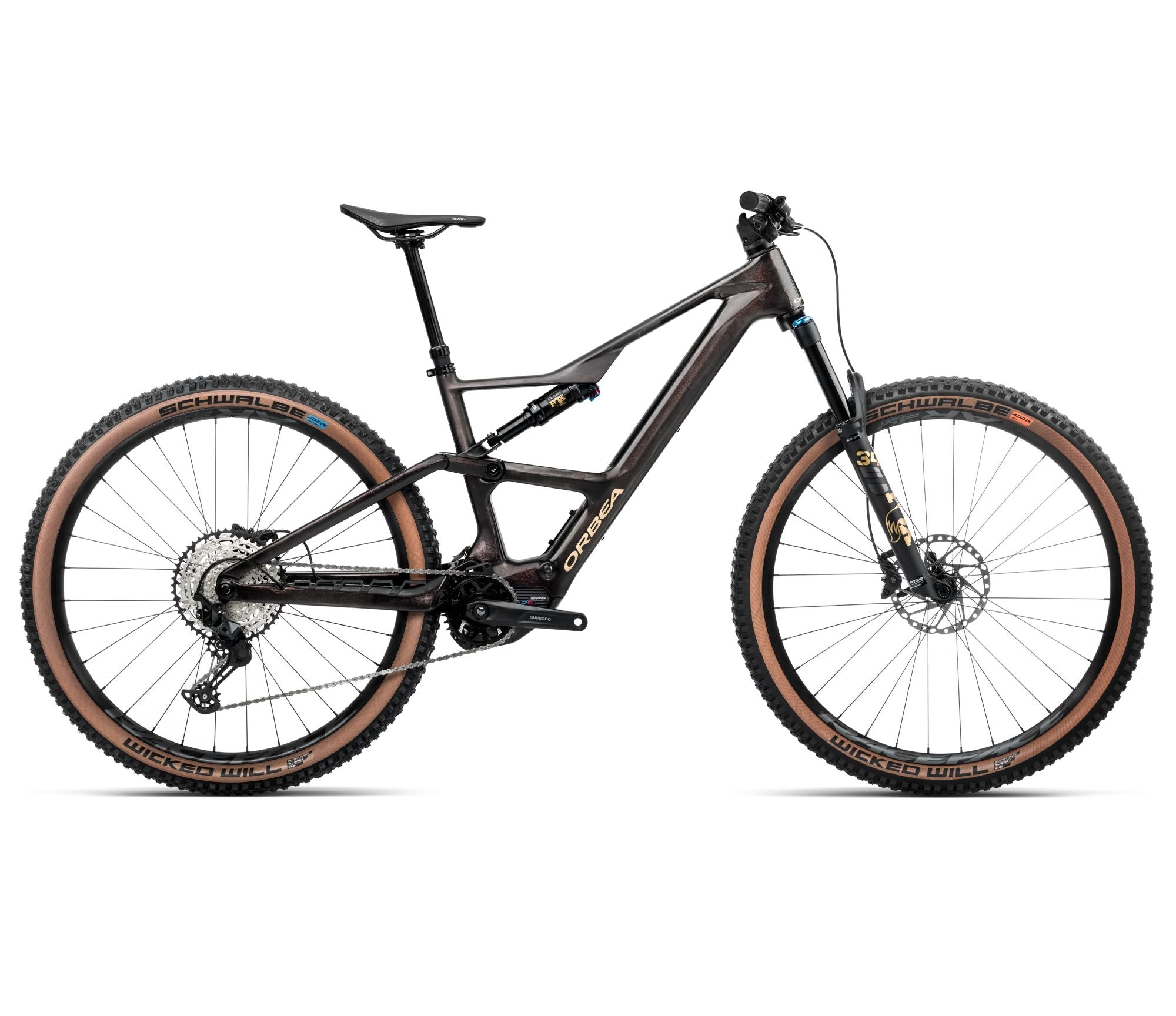 B-Ware Orbea RISE SL M20 630W Cosmic Carbon View - Golden Sand (2025)