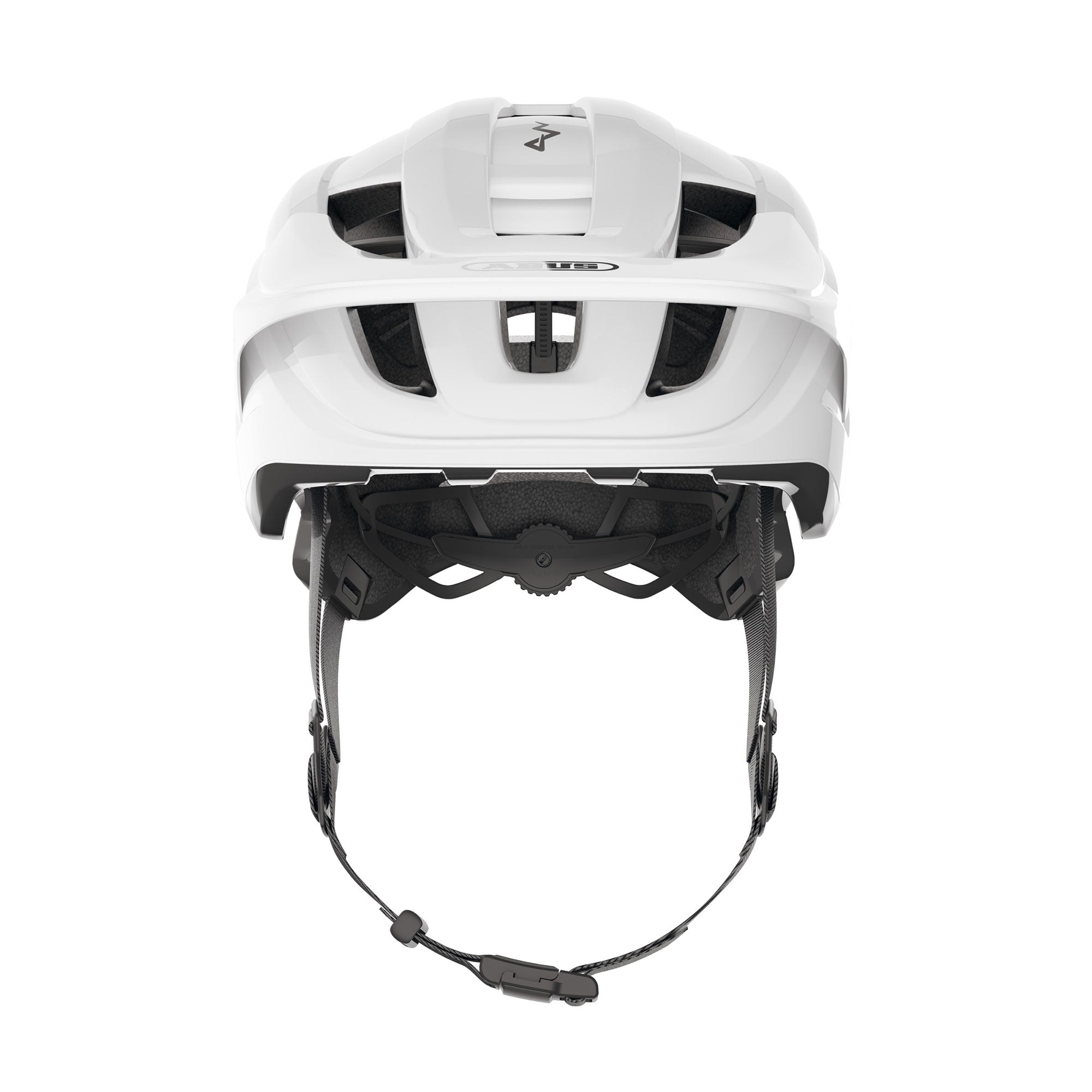 Abus CliffHanger MIPS Mountainbike Helm shiny white