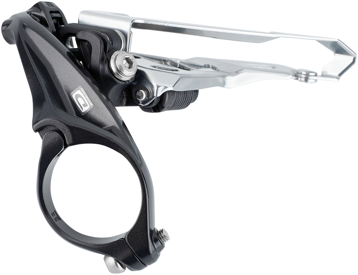 Shimano Deore MTB FD-M6000 Umwerfer 3x10-fach Side Swing Schelle Hoch schwarz/silber