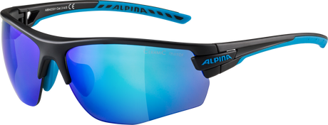 Alpina Tri Scray 2.0 HR Sportbrille schwarz/cyan matt