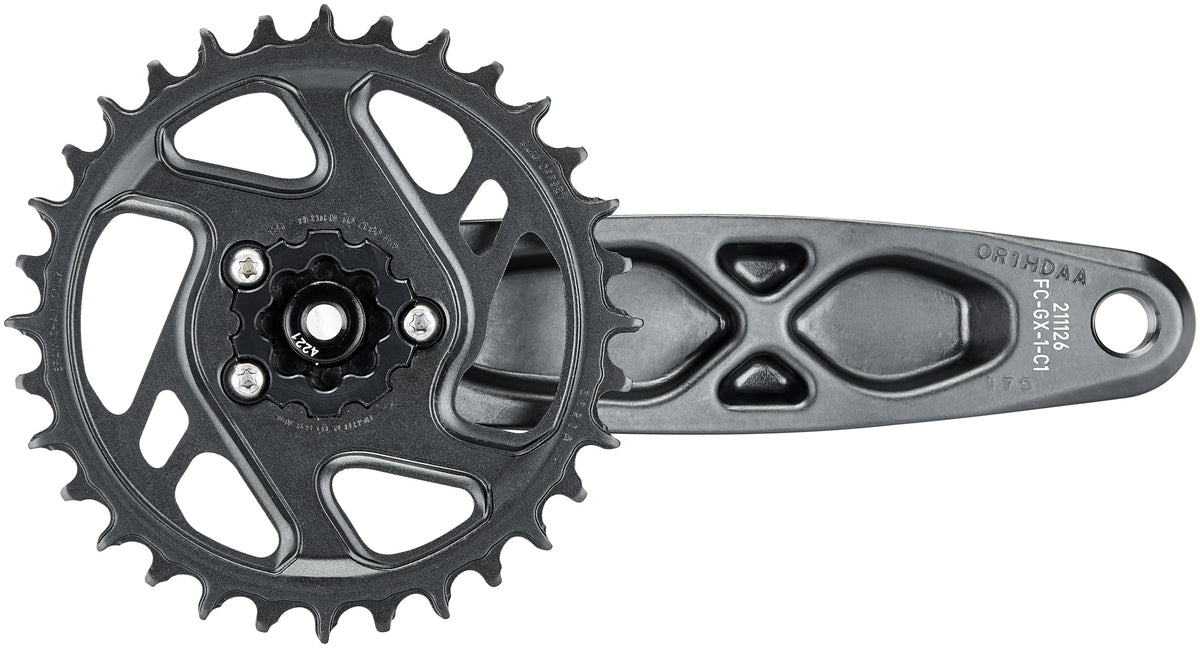 SRAM GX Eagle Boost DUB Kurbelgarnitur 12-fach 32 Zähne DM grau