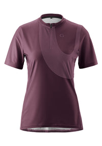 Gonso Adventure Jersey Halfzip | Damen Trikot kurzarm | rich soil – aktuelle Variante