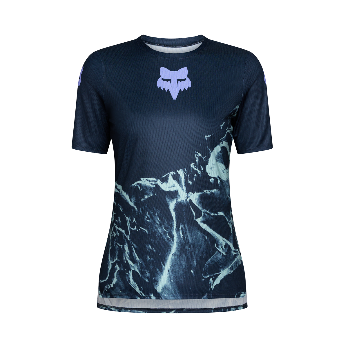 Fox W Ranger SS Jersey Img Print Arctic Blue