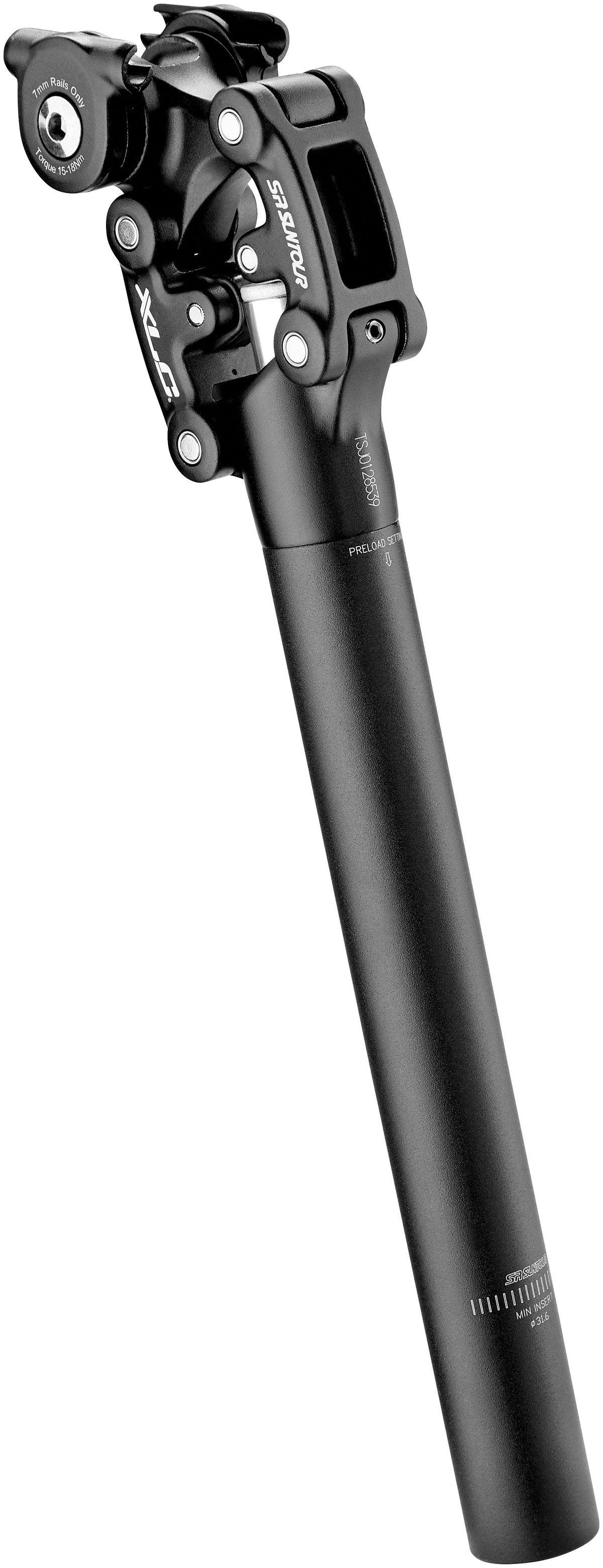 XLC SP-S11 Federsattelstütze Ø31,6mm schwarz