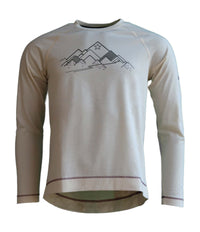 Zimtstern PureFlowz Eco Shirt LS | Herren Radtrikot langarm | Cream – aktuelle Variante