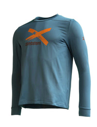 Zimtstern Crewz Shirt LS | Herren Radtrikot langarm | Blue Steel – aktuelle Variante