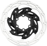 SRAM Centerline XR Rotor Bremsscheibe Zweiteilig Abgerundetes Profil 6-Loch schwarz/silber